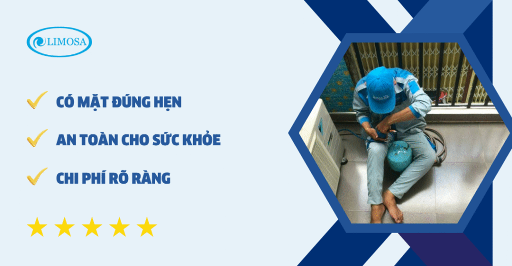ưu điểm dịch vụ bơm ga máy lạnh Limosa