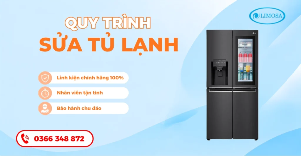 Quy trình dịch vụ sửa tủ lạnh