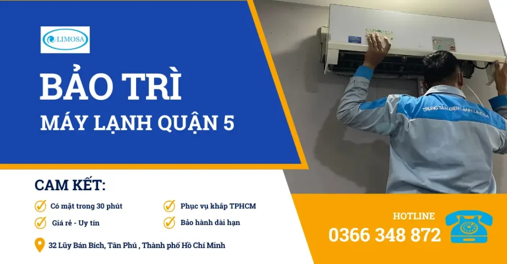 bảo trì máy lạnh quận 5
