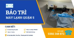 bảo trì máy lạnh quận 5