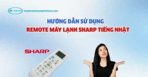 hướng dẫn sử dụng remote máy lạnh sharp tiếng nhật