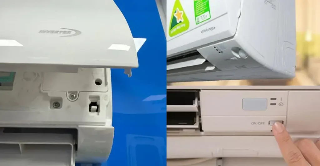 nút nguồn máy lạnh