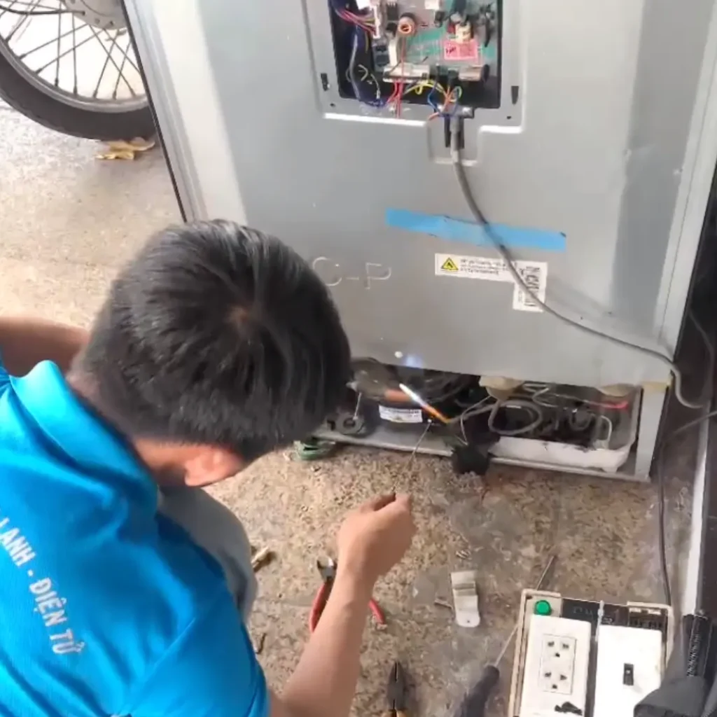 quy trình sửa máy làm đá Limosa