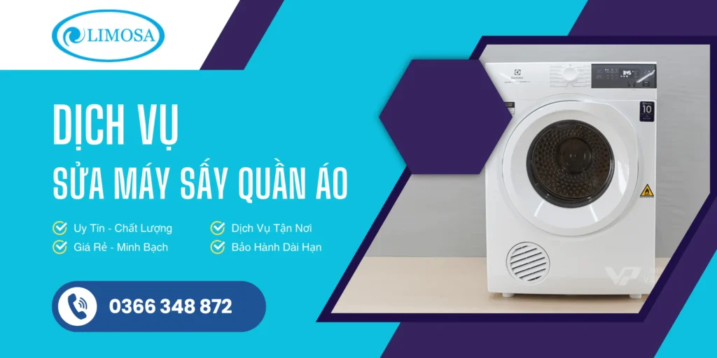 sửa máy sấy quần áo