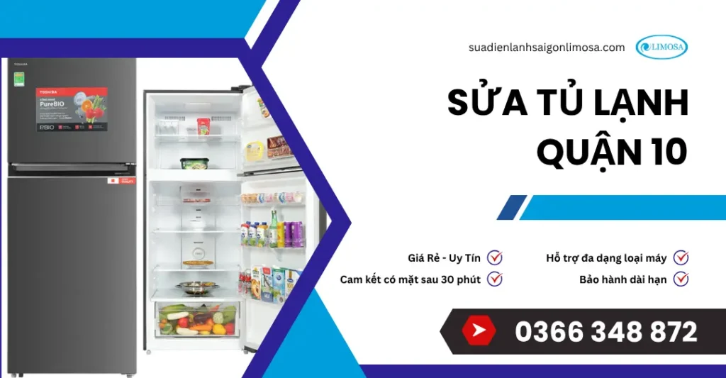 sửa tủ lạnh quận 10