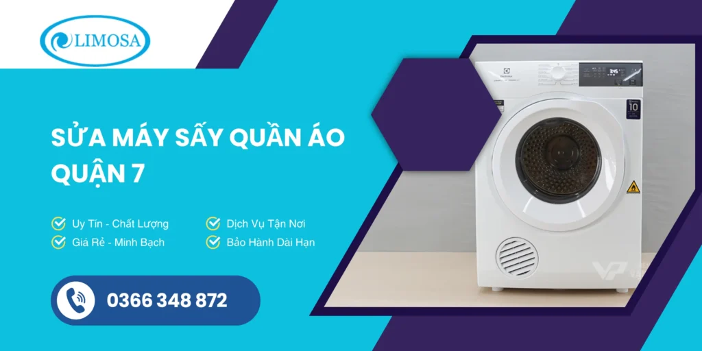 sửa máy sấy quần áo Quận 7