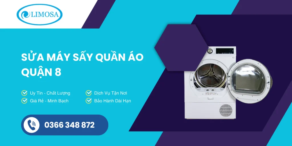 sửa máy sấy quần áo Quận 8