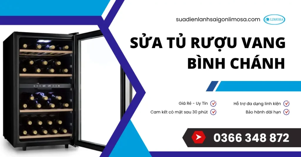 sửa tủ rượu vang Bình Chánh