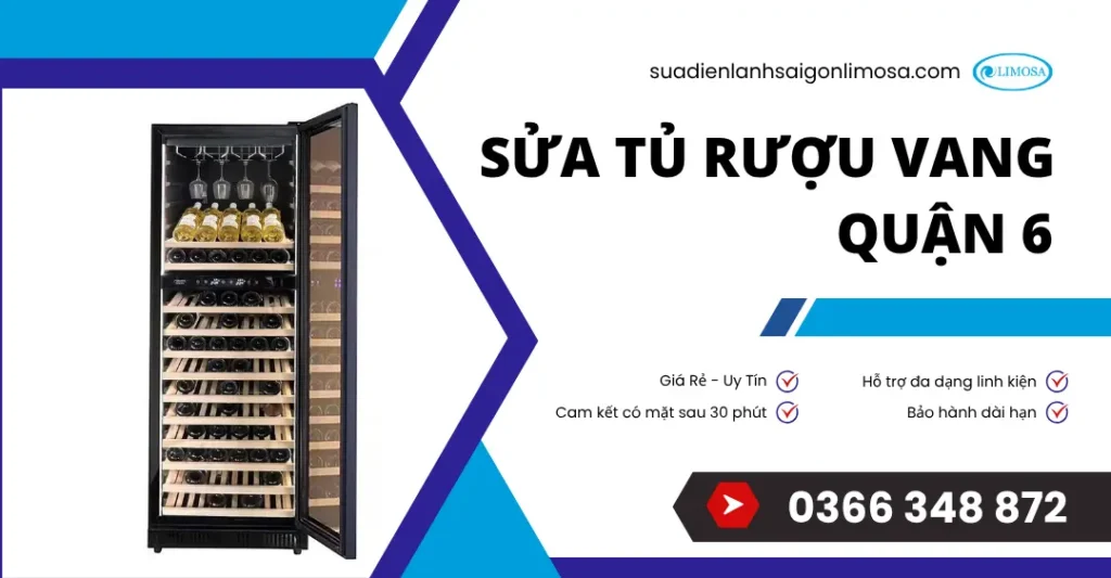 sửa tủ rượu vang quận 6