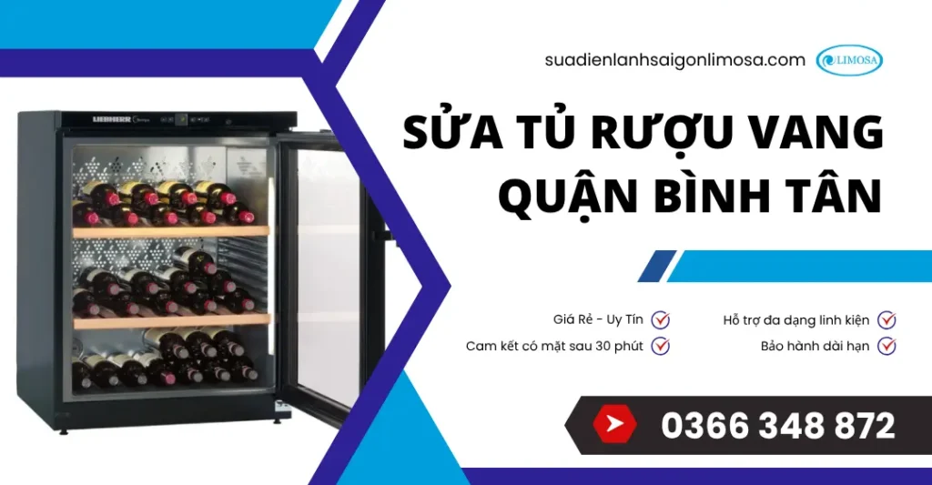 sửa tủ rượu vang quận Bình Tân