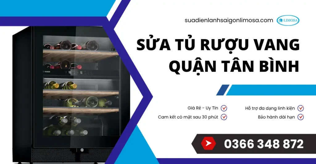 sửa tủ rượu vang quận Tân Bình