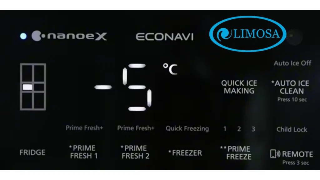 Các bước bật chế độ Econavi tủ lạnh Panasonic