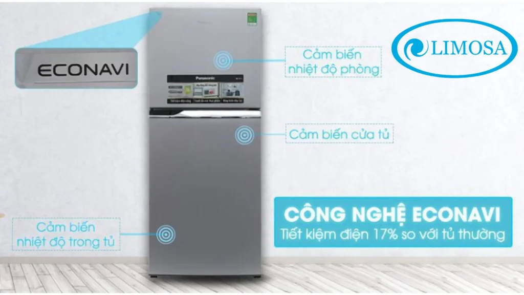 Chế độ Econavi tủ lạnh Panasonic