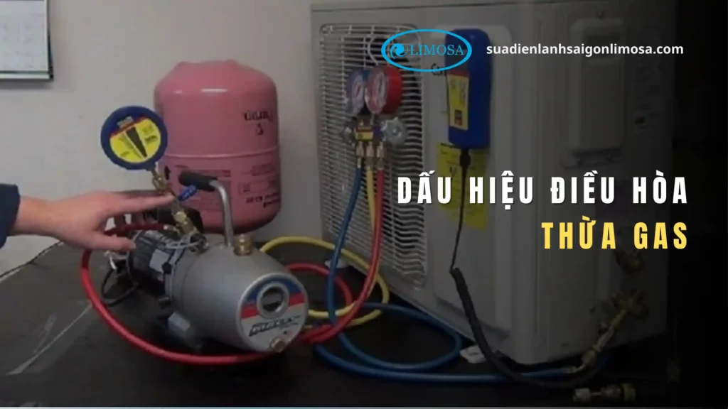 Dấu hiệu điều hòa thừa gas