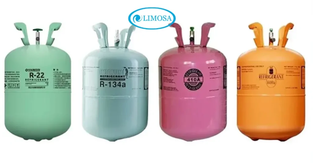 các loại gas dùng để bơm ga tủ lạnh