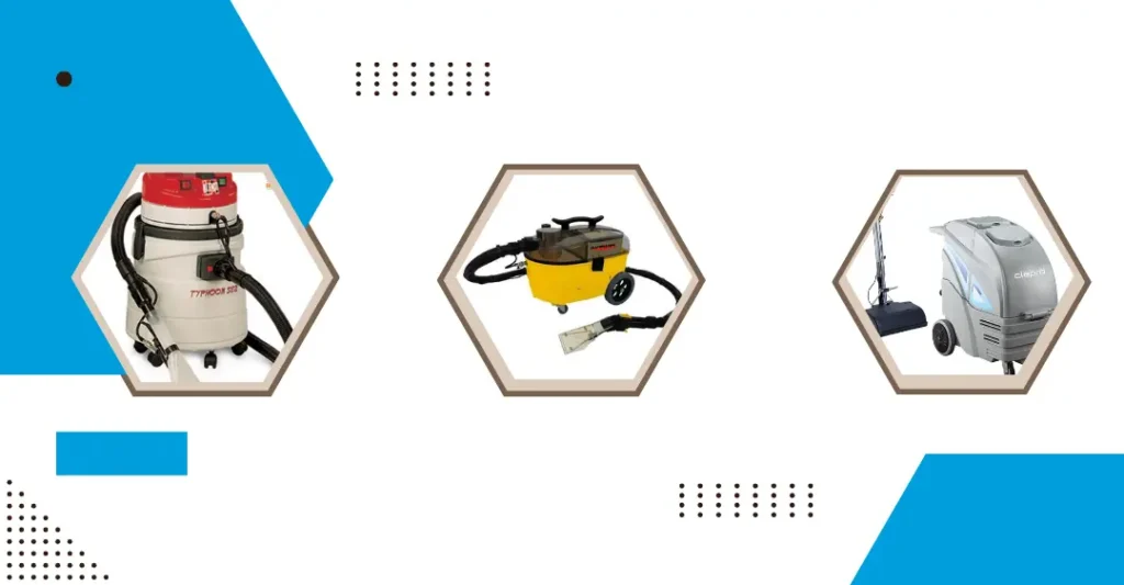 các loại máy giặt thảm Limosa hỗ trợ