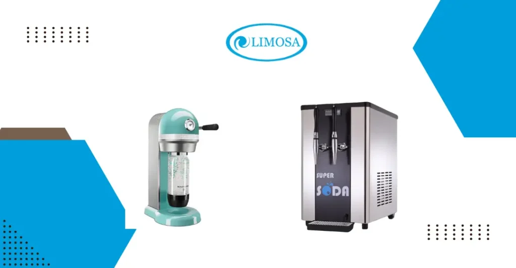 các loại máy làm soda Limosa hỗ trợ