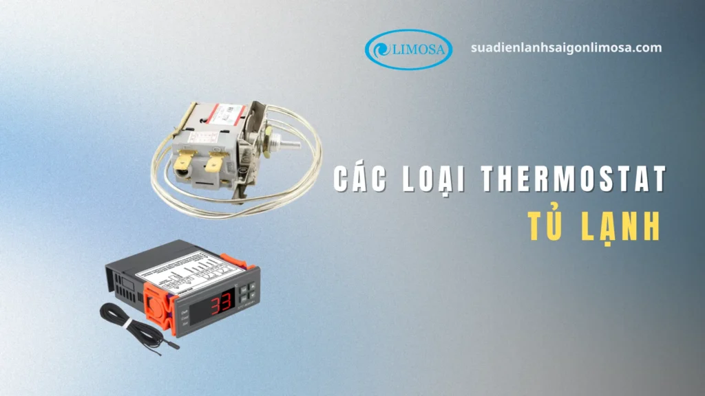 các loại thermostat tủ lạnh