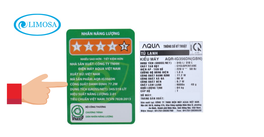 công xuất tủ lạnh