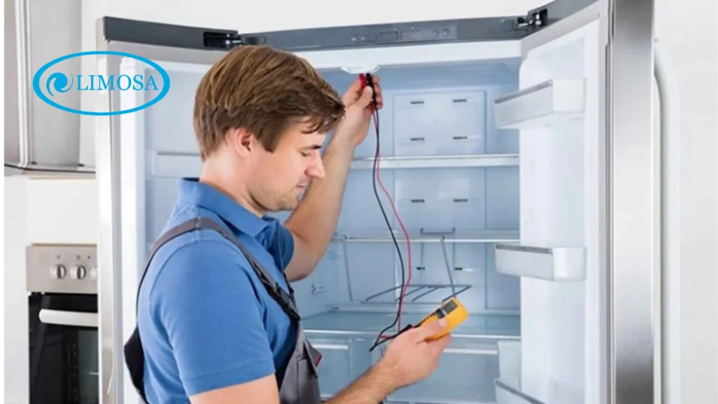 đo kiểm trị số sensor tủ lạnh Toshiba bằng đồng hồ vạn năng