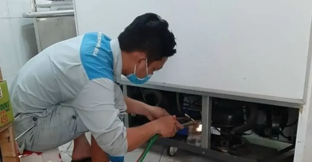 quy trình bơm ga tủ lạnh limosa