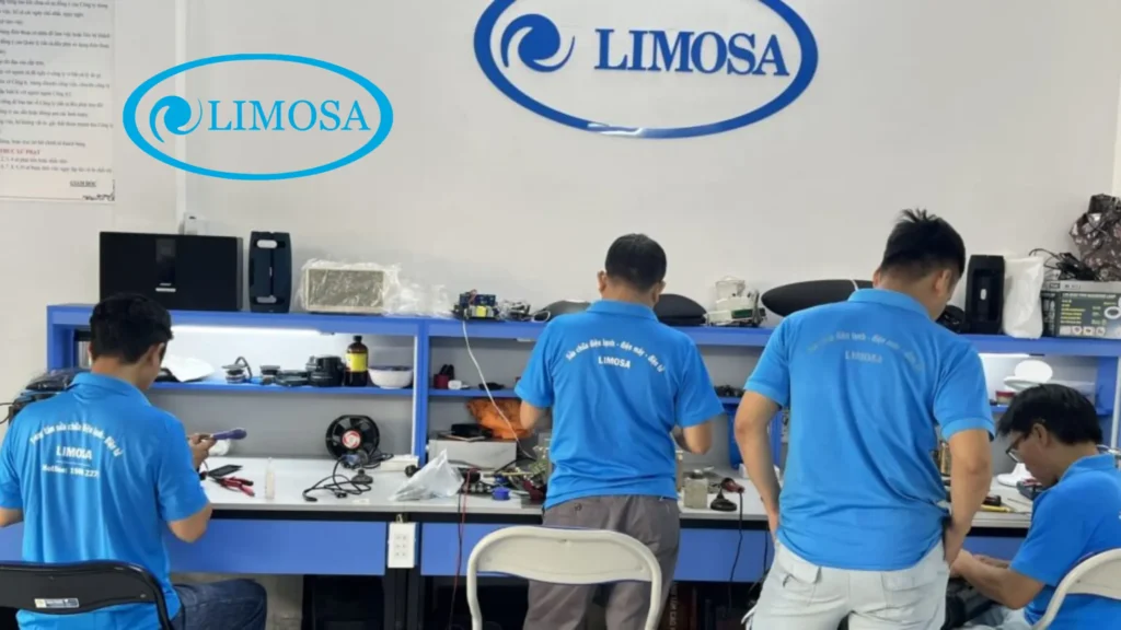 Quy trình sữa chữa máy giặt giày tại Limosa