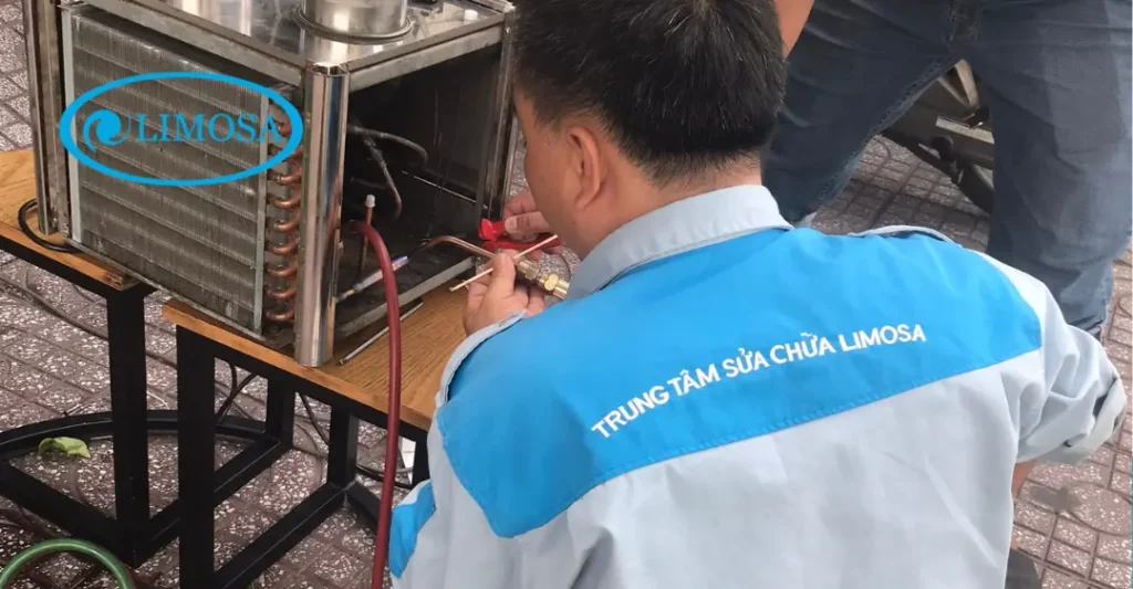 quy trình sửa máy giặt sofa công nghiệp tại Limosa