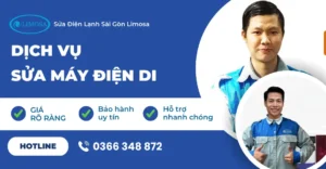 sửa máy điện di