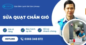 sửa quạt chắn gió