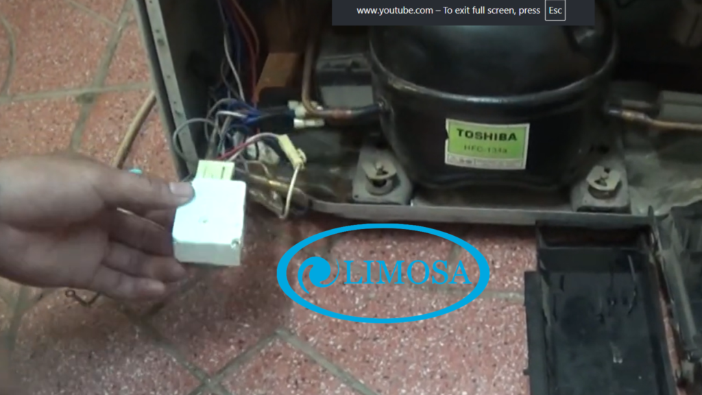 vị trí rơ le tủ lanh