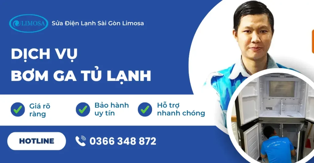 bơm ga tủ lạnh