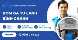 bơm ga tủ lạnh Bình Chánh