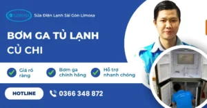 bơm ga tủ lạnh Củ Chi