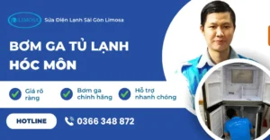 bơm ga tủ lạnh Hóc Môn