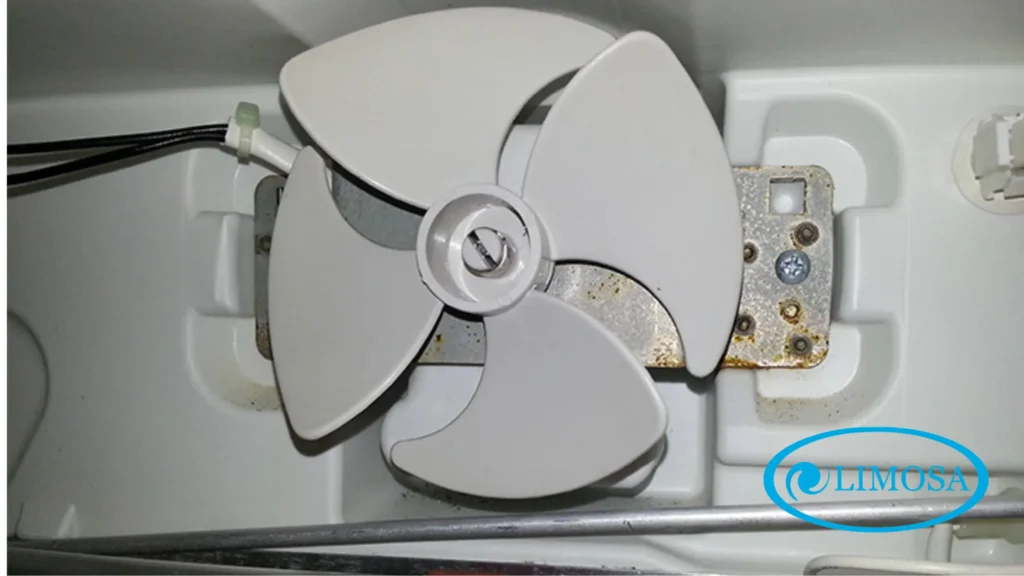 quạt gió tủ lạnh bị kẹt