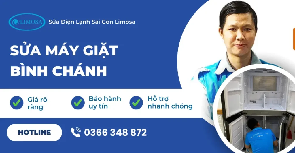 sửa máy giặt Bình Chánh