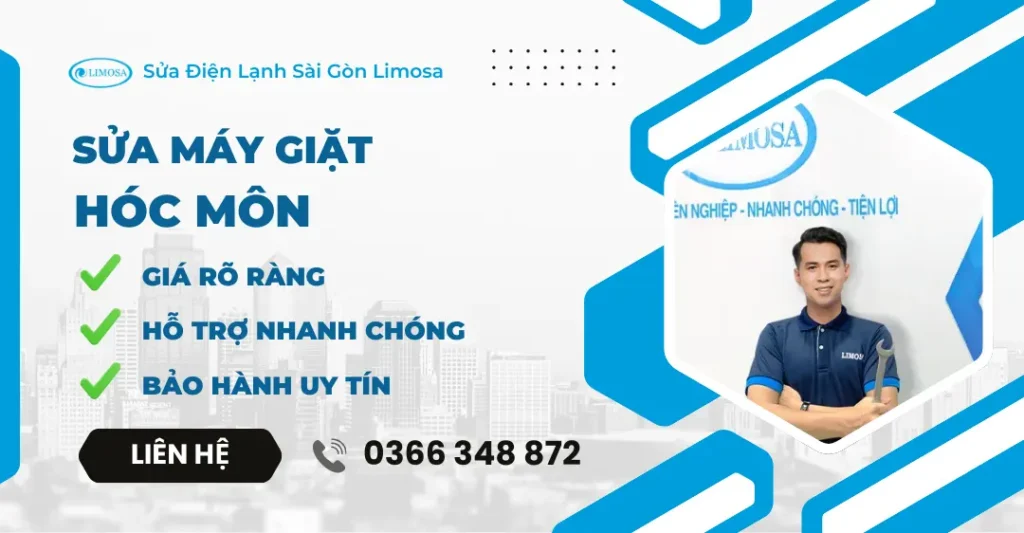 sửa máy giặt Hóc Môn