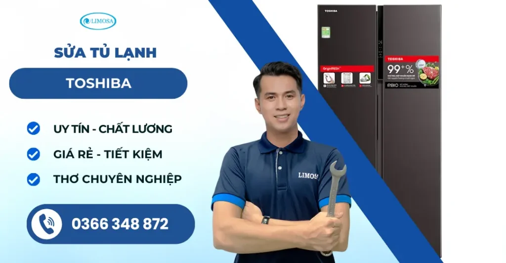 sửa tủ lạnh toshiba