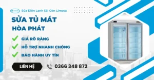 sửa tủ mát hòa phát