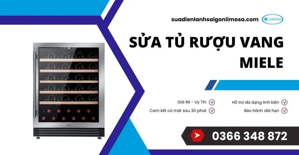 sửa tủ rượu vang Miele