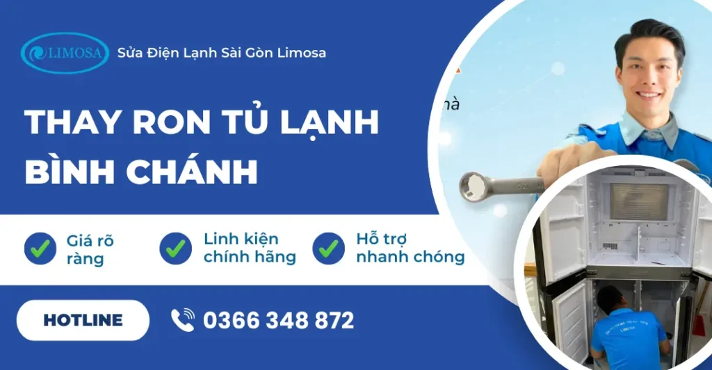 thay ron tủ lạnh Bình Chánh