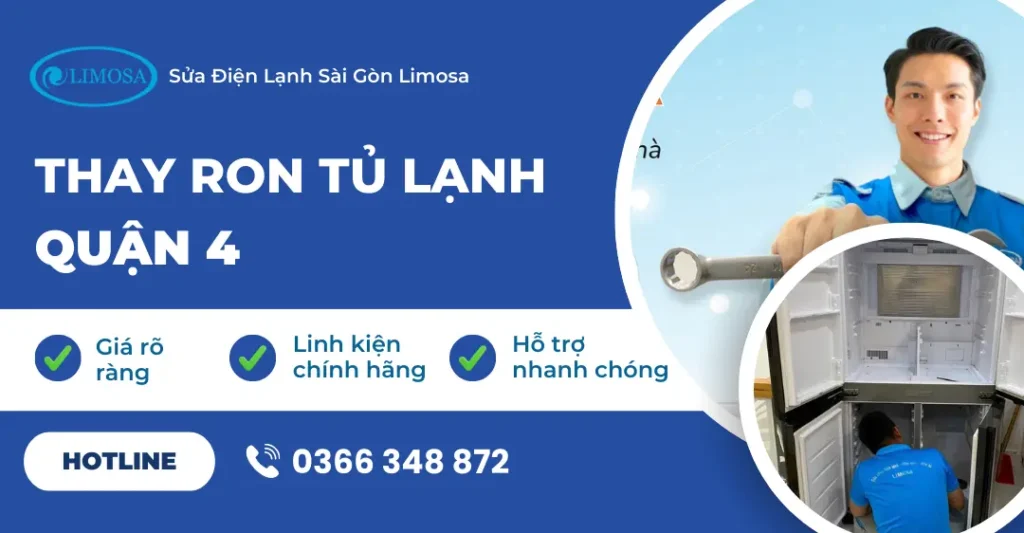thay ron tủ lạnh quận 4