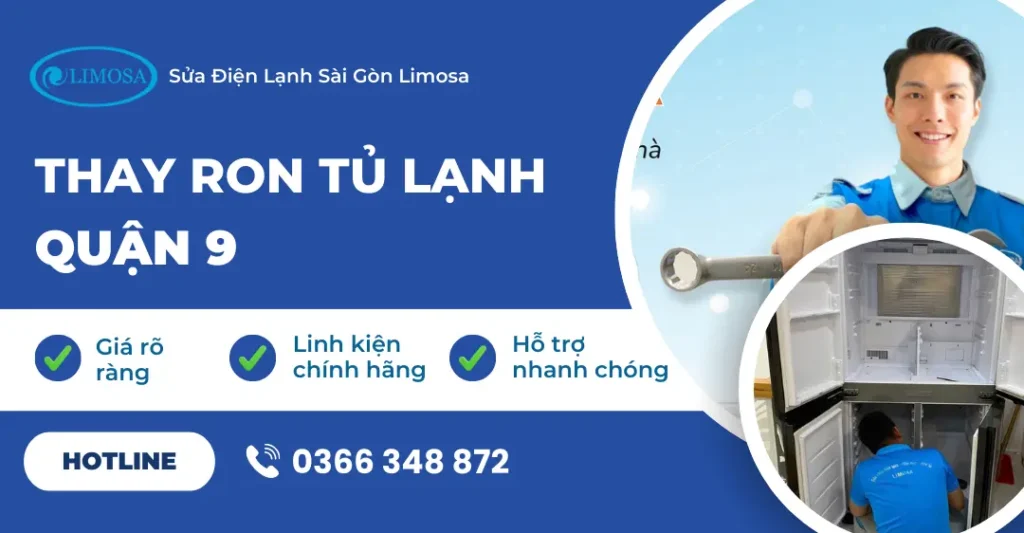 thay ron tủ lạnh quận 9