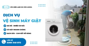 vệ sinh máy giặt