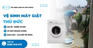vệ sinh máy giặt Thủ Đức