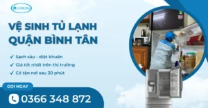 vệ sinh tủ lạnh Bình Tân