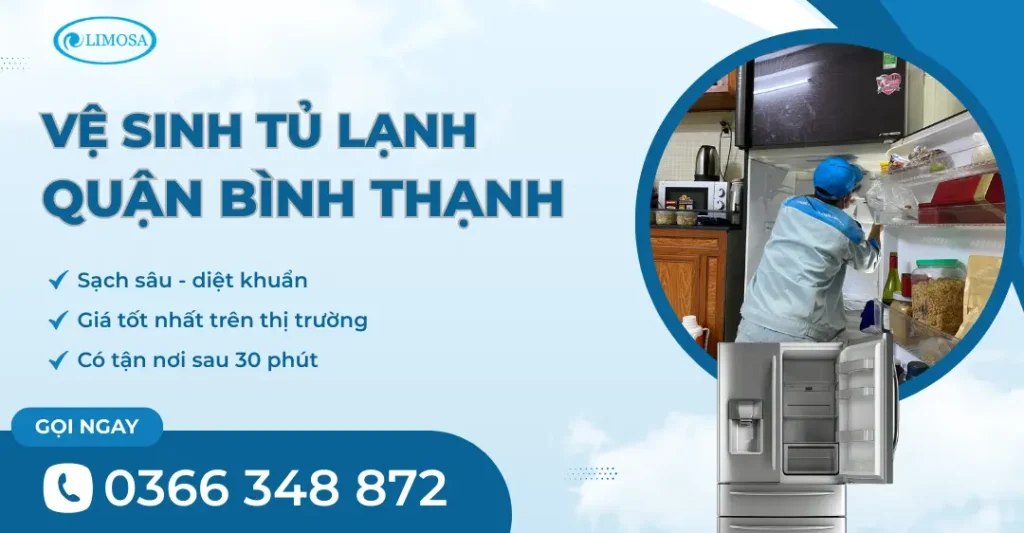 Vệ sinh tủ lạnh Bình Thạnh – Đặt lịch nhanh, có mặt tận nơi vệ sinh tủ lạnh Bình Thạnh