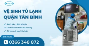 vệ sinh tủ lạnh Tân Bình