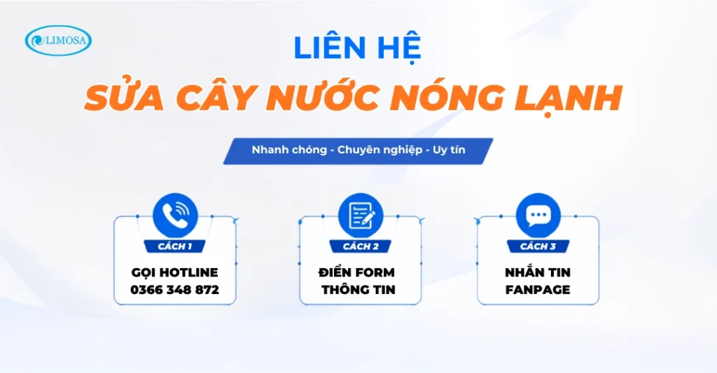 Hướng dẫn đặt lịch sửa cây nước nóng lạnh nhanh chóng