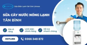 sửa cây nước nóng lạnh tân bình